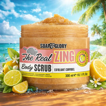 Charger l'image dans la galerie, Soap & Glory â The Real Zing Body Scrub Gommage Corporel RafraĂźchissant et Ănergisant â 300 ml Soap & Glory