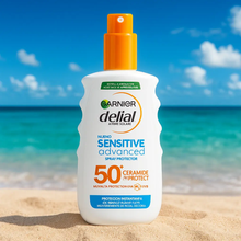 Charger l'image dans la galerie, Spray solaire Sensitive Advanced Delial FPS50+ Ceramide Protect 150ml GARNIER