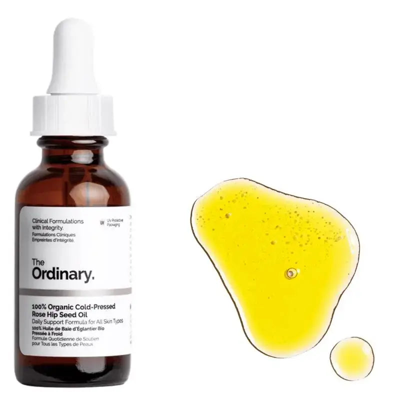 10.The Ordinary 100% Organic Cold-Pressed Rose Hip Seed Oil 30 ML ORDINARY