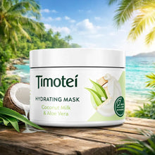 Charger l'image dans la galerie, Timotei Hydrating Mask – Coconut Milk & Aloe Vera 250 ML TIMOTEI