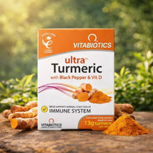 Charger l'image dans la galerie, Complément Curcuma Vitabiotics Ultra Turmeric + Poivre Noir & Vitamine D