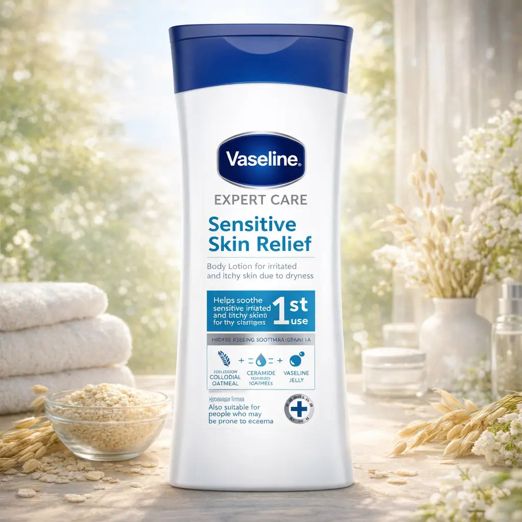 Lait Corps Vaseline Expert Care Peaux Sensibles — 400 ml