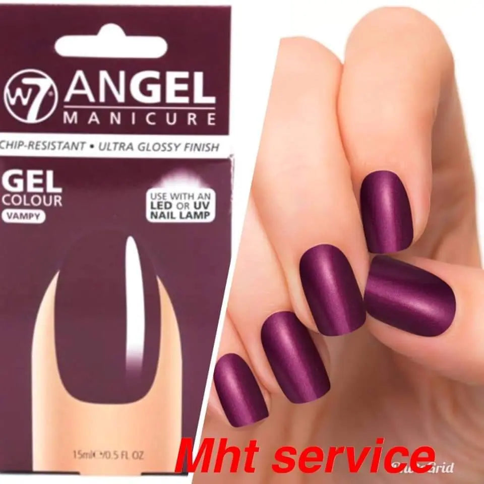 W7-AngelGel Permanent A Ongle couleur plumbs up w7