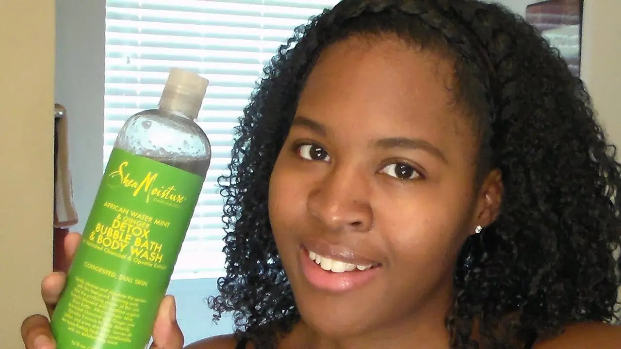 shea moisture gel douche a la menthe et gimgimbre detox puisssant 384 Ml SHEA MOISTURE