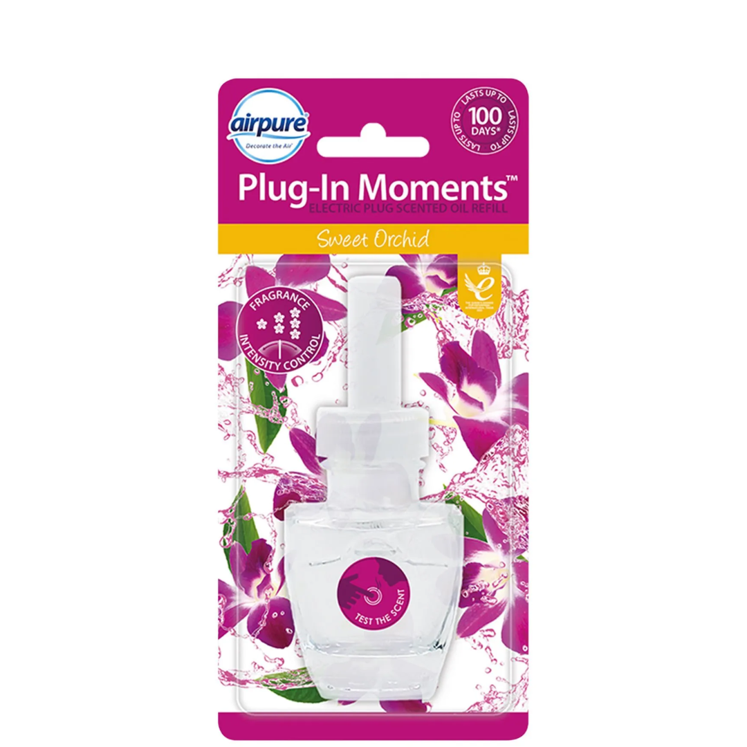 Airpure Sweet Orchid Recharge d'huile parfumée pour prise électrique 20 ml AIRPURE