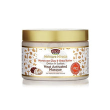 Charger l&#39;image dans la galerie, African pride Moisture miracle moroccan clay &amp; shea butter heat activated masque 354 ML
