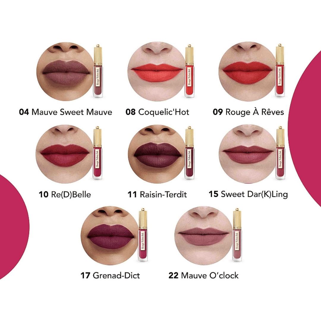 0 Bourjois Rouge Velvet Ink Liquid Matte Lipstick 11 Raisin - Terdit BOURJOIS