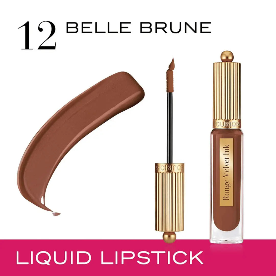 0 Bourjois Rouge Velvet Ink Liquid Matte Lipstick 12 Belle Brune BOURJOIS