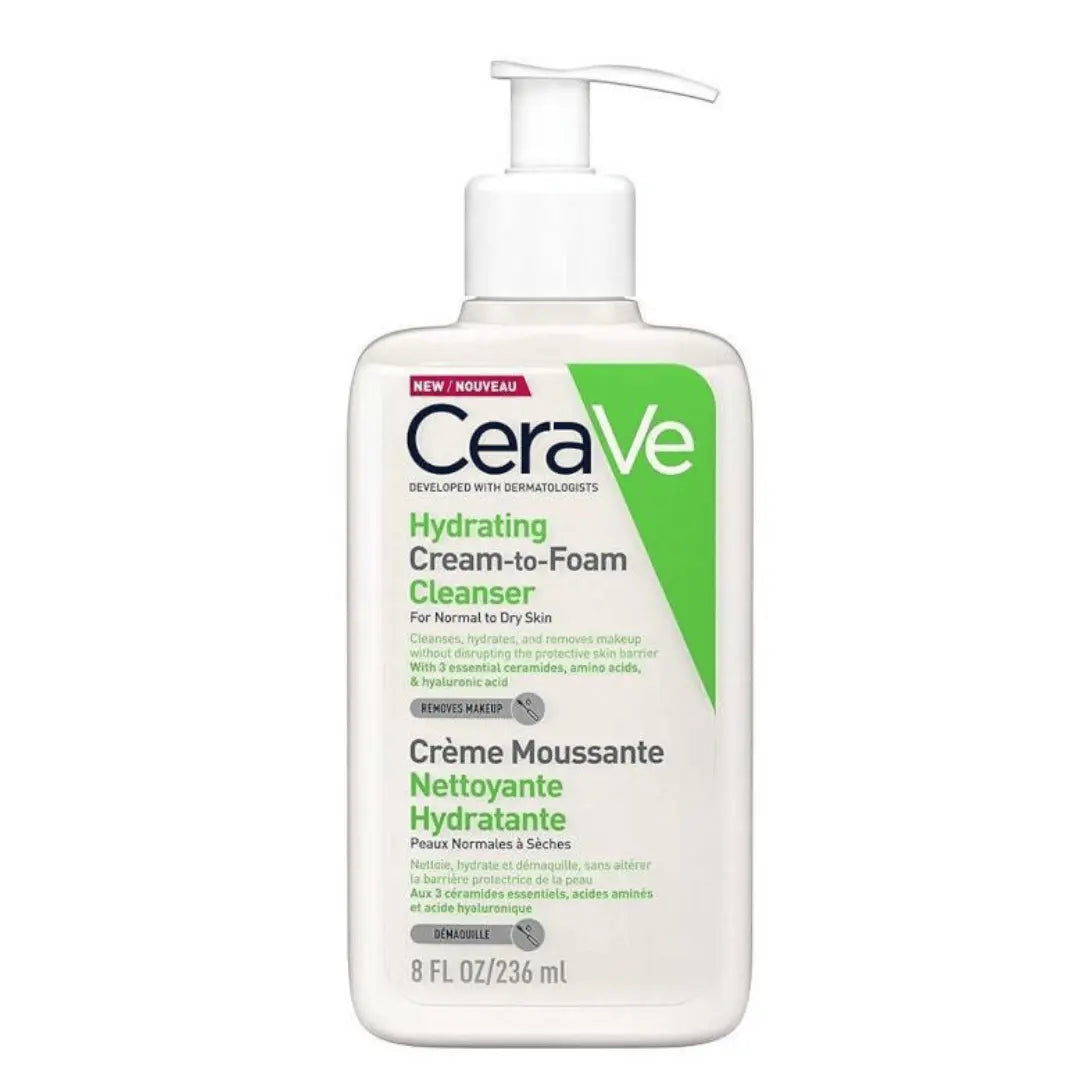 0 Cerave  crème-mousse Nettoyant hydratant 236 Ml Cerave