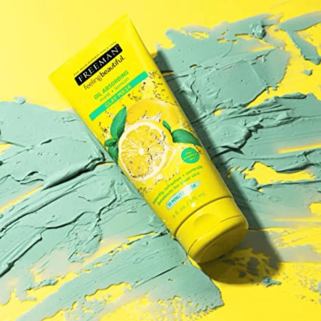 0 Freeman Masque  absorbant l'huile de menthe + argile citron - 175ml FREEMAN
