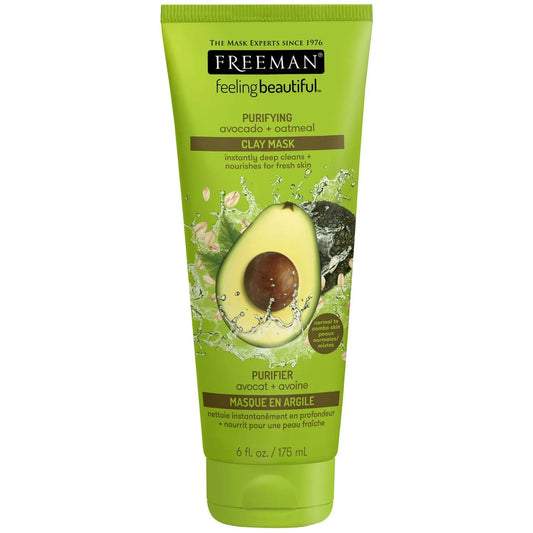 0 Masque d'argile Freeman à l'avocat et à l'avoine, pour usage personnel 175 ML FREEMAN