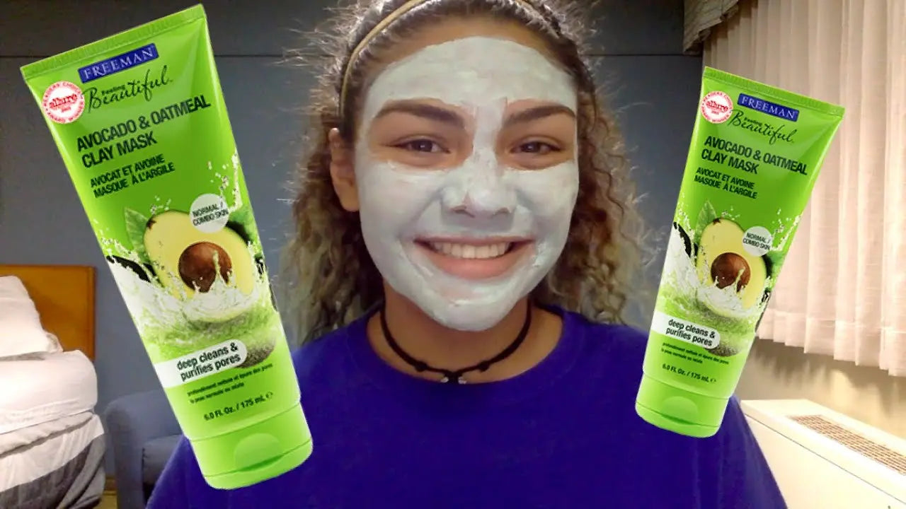 0 Masque d'argile Freeman à l'avocat et à l'avoine, pour usage personnel 175 ML FREEMAN