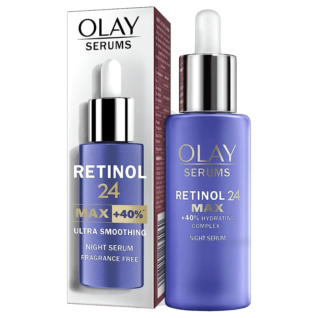0 Olay Retinol 24 MAX avec 40 % plus de complexe de rétinol, sérum anti-âge avancé pour le visage OLAY