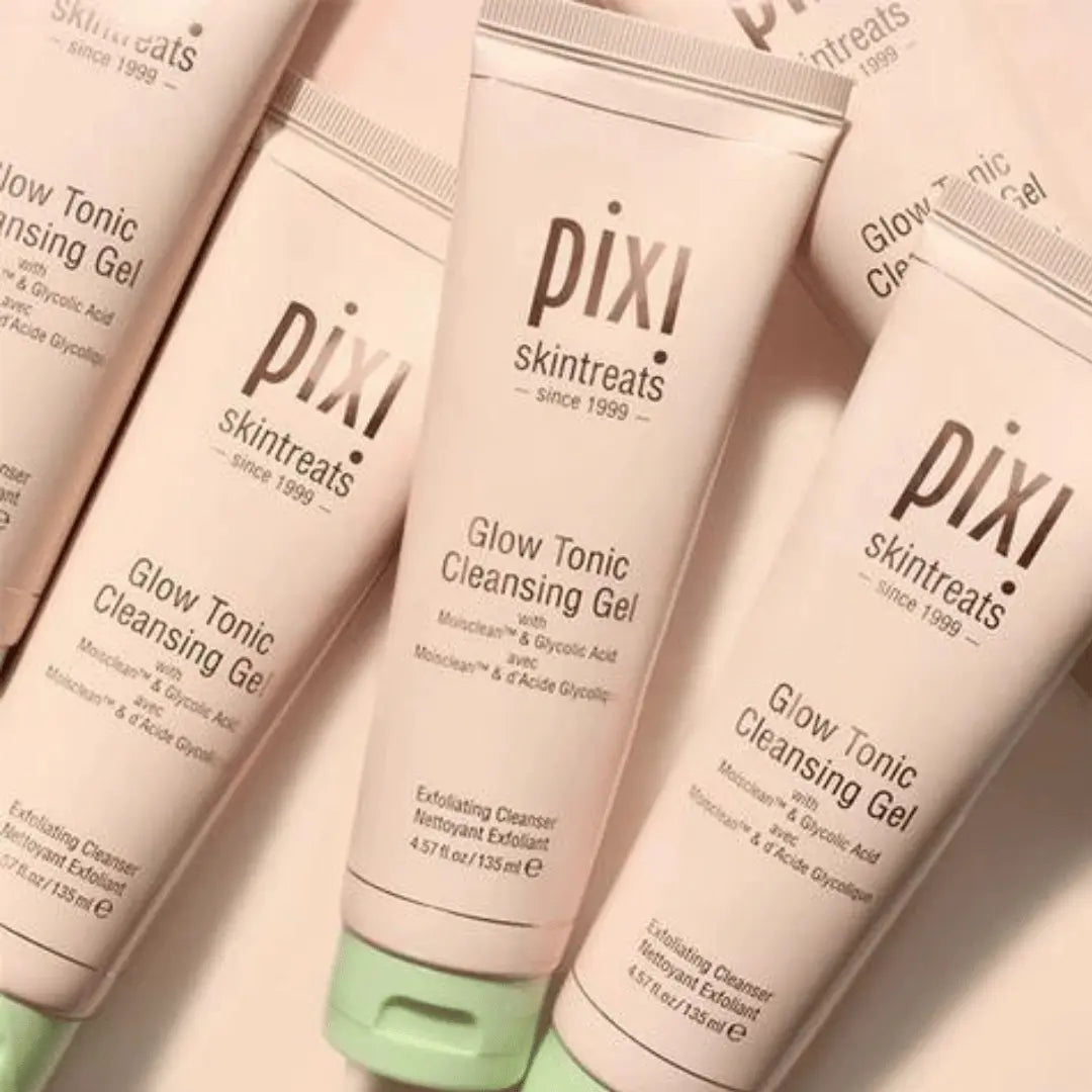 0 PIXI Glow Tonic Cleansing Gel Nettoyant Humidifiant Vert & Acid Glycolique 135 Ml PIXI
