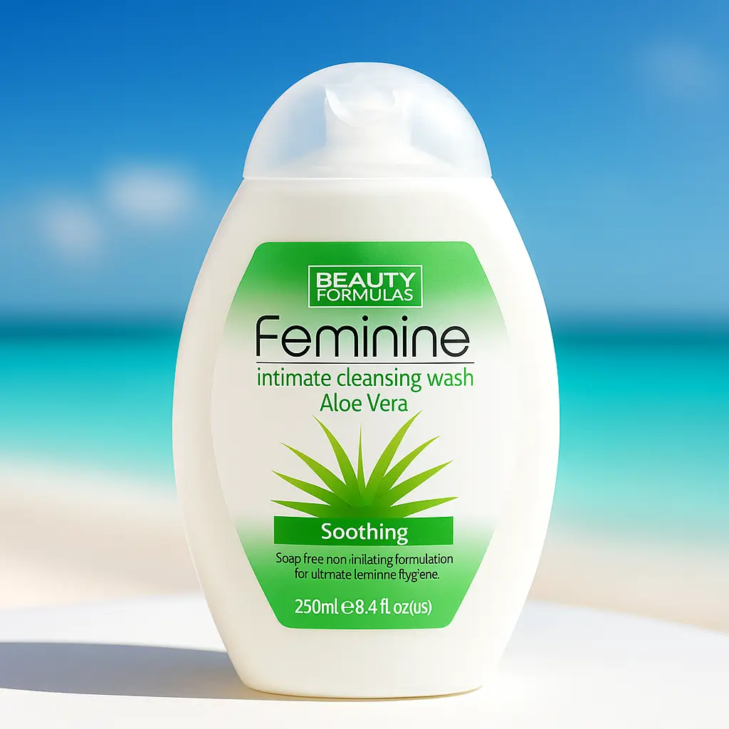 1 Beauty Formulas Gel Nettoyant Intime Aloe vera Féminin 250 Ml BEAUTY FORMULAS