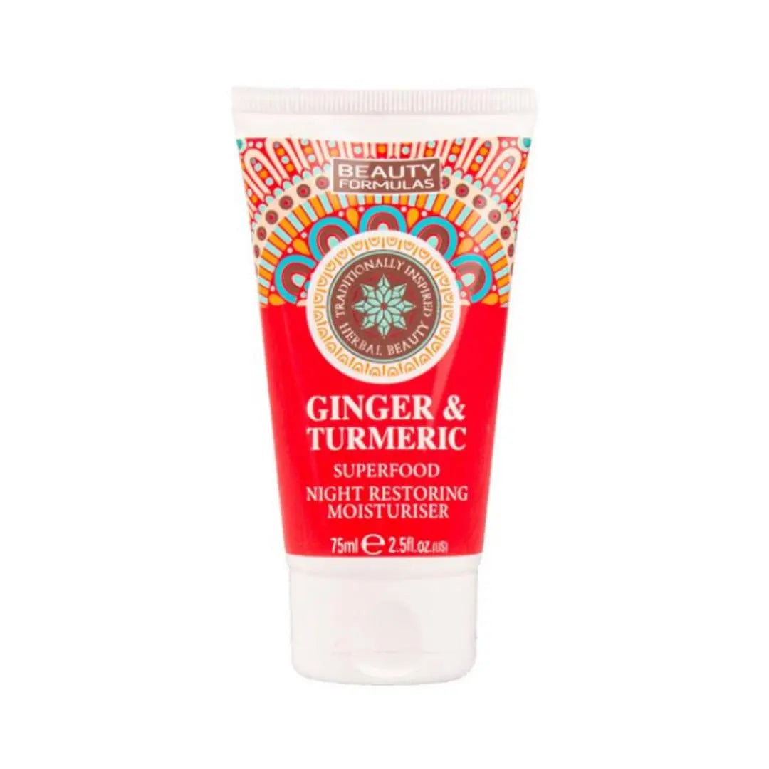 1 Beauty Formulas creme de nuit à l'argile gingembre et curcuma 100 ML BEAUTY FORMULAS