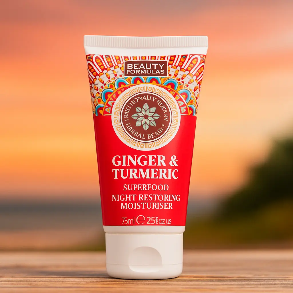 1 Beauty Formulas creme de nuit à l'argile gingembre et curcuma 75 ML BEAUTY FORMULAS