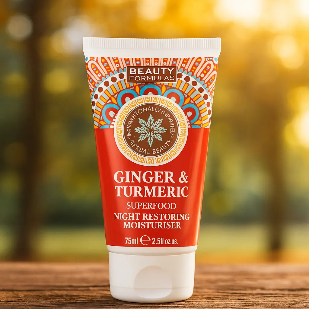 1 Beauty Formulas creme de nuit à l'argile gingembre et curcuma 75 ML BEAUTY FORMULAS