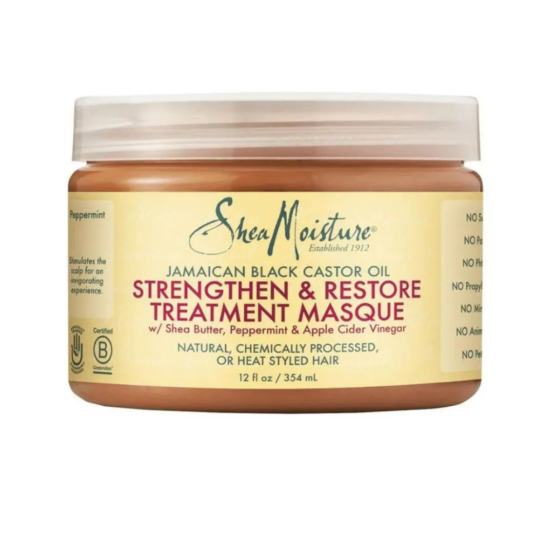 1 Masque croissance RICIN Black Castor Oil 340ml (Treatment Masque) SHEA MOISTURE