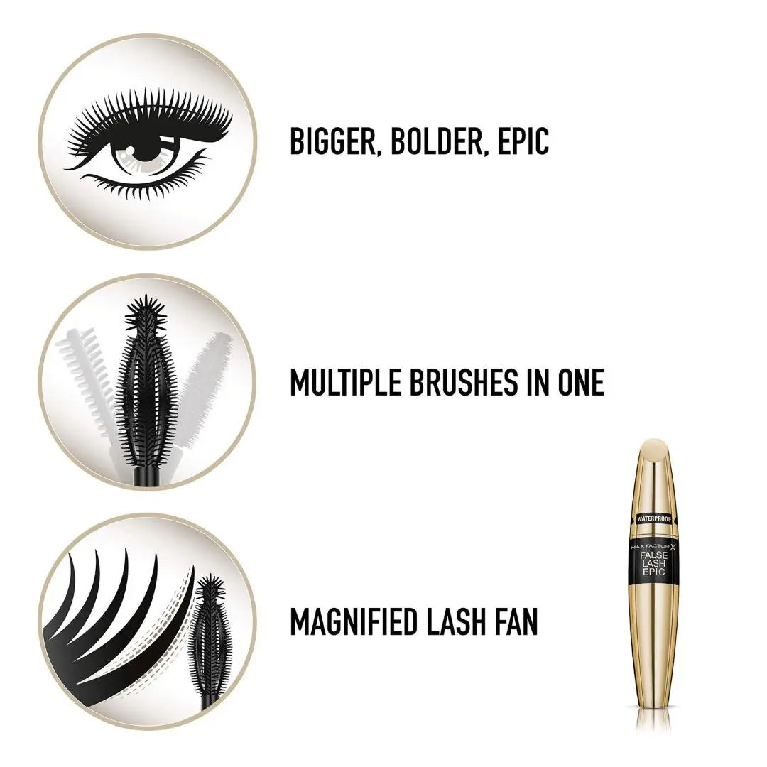 1 Max Factor Mascara epique a faux cils 13,1 Ml Waterproof max factor x