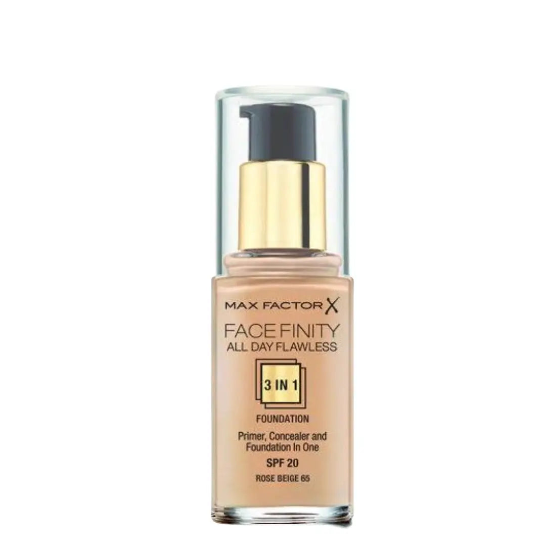 1 Max factor fond de teint 3 en 1 rose beige 65 max factor