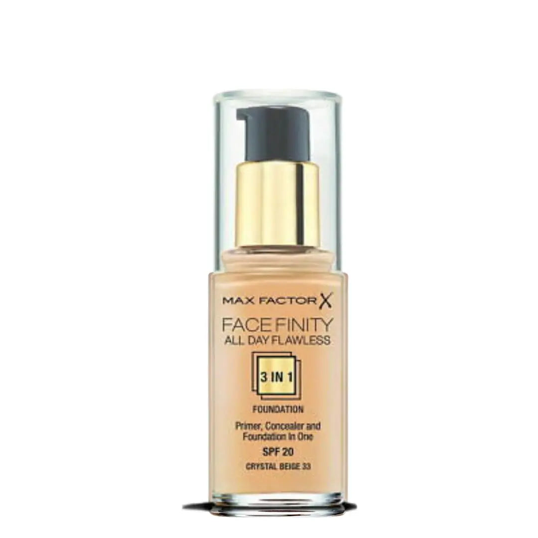 1 Max factor fond de teint 3 in 1 crystal  33 max factor