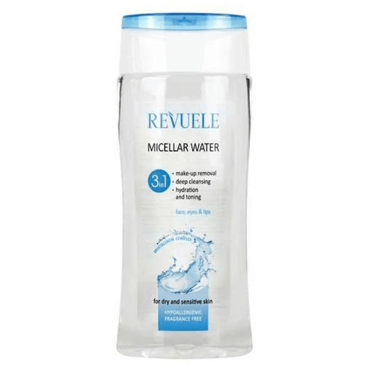 1 Revuele 3-In-1 Eau Micellaire Visage, Yeux & Lèvres - 200ml revuele