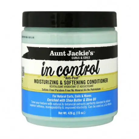 1.0 Aunt Jackie's In Control Conditioner Revitalisant Hydratant et Adoucissant 425g AUNT JACKIE'S
