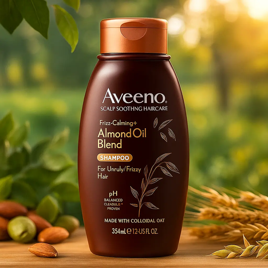 1.0 Aveeno Frizz Calming Shampooing à l'huile d'amande 354 ml AVEENO