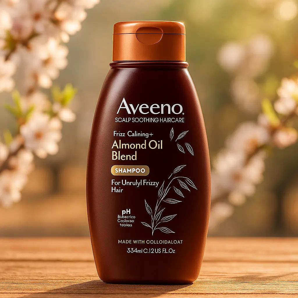 1.0 Aveeno Frizz Calming Shampooing à l'huile d'amande 354 ml AVEENO