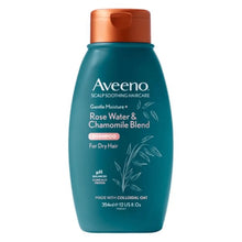 Charger l&#39;image dans la galerie, 1.0 Aveeno Gentle Moisture+ Shampoing à l&#39;eau de rose et à la camomille - 354 ml AVEENO
