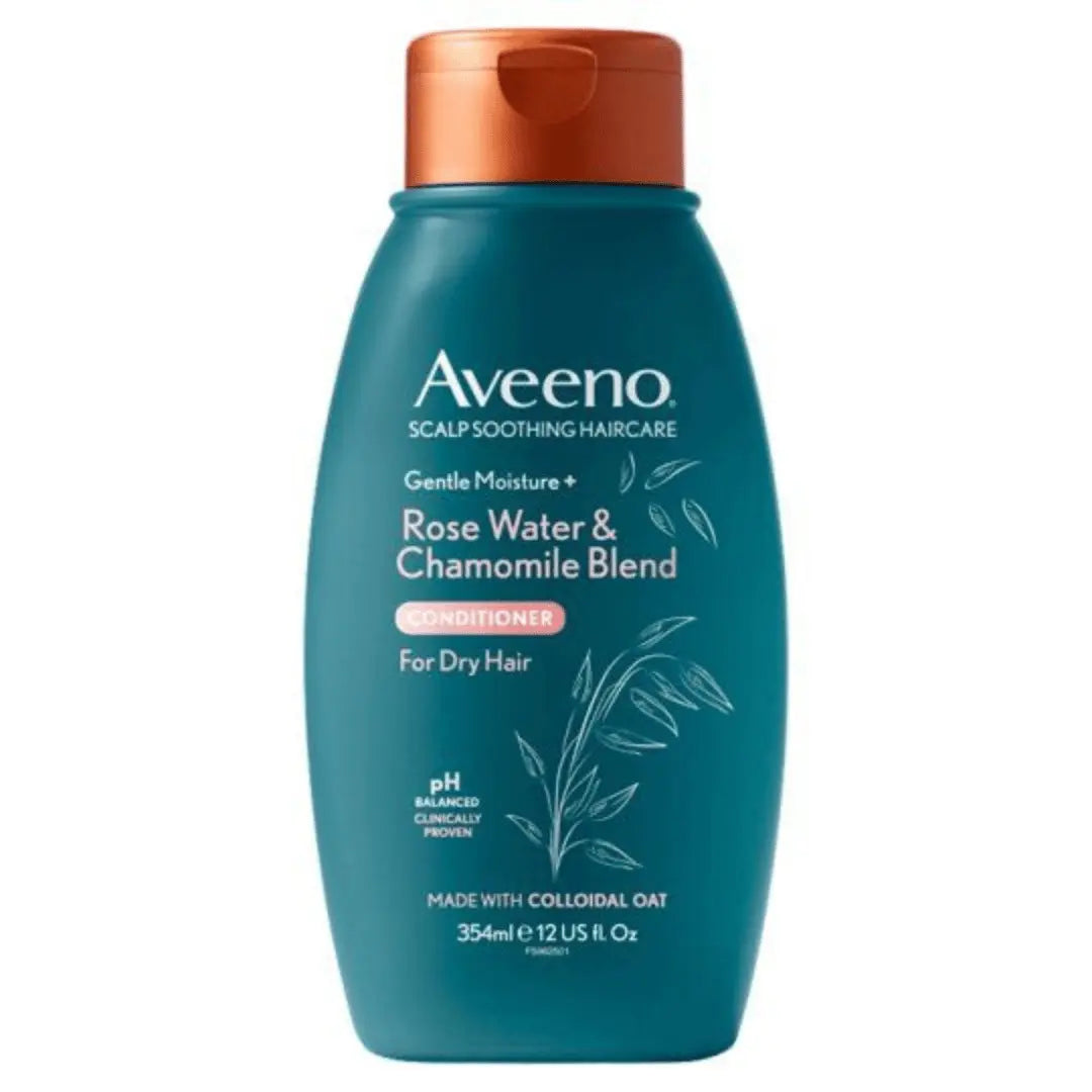 1.0 Aveeno Gently/Gentle Moisture Après-shampooing à l'eau de rose et à la camomille 354 ml AVEENO