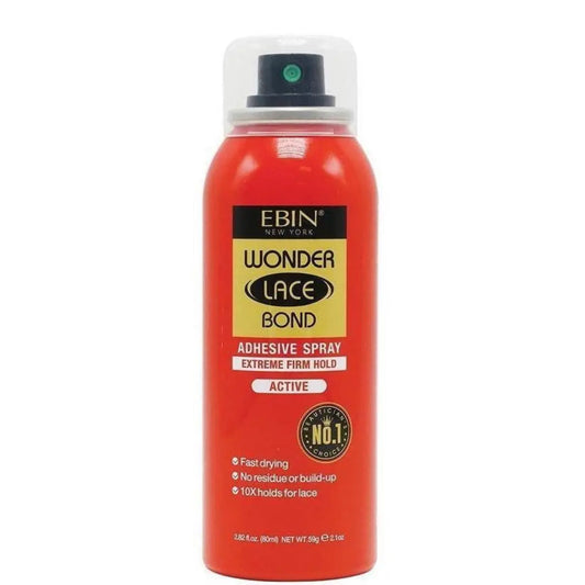 1.0 Ebin Wonder Lace Bond Wig Adhesive Spray EXTREME FIRM HOLD 180 ml Ebin
