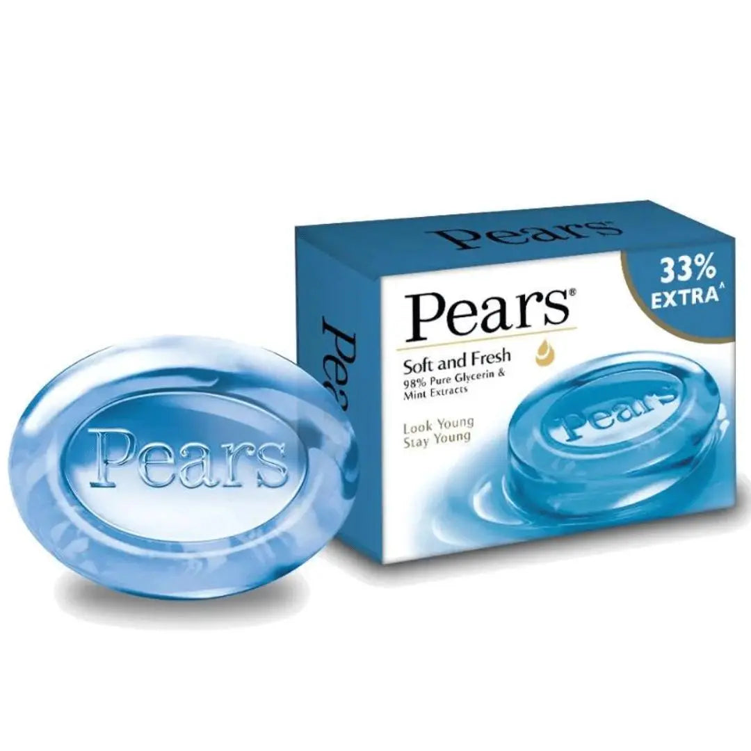 1.0 Pears Savon Pure et Doux Aux Huiles Naturelles 125 G Mint PEARS