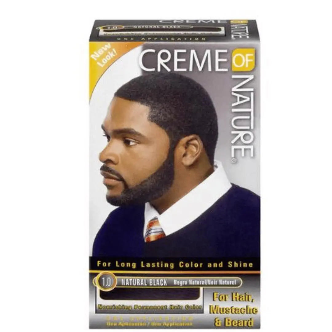 1.1 Creme of Nature Permanent Hair Color 1.0 Natural Black CREME OF NATURE COL