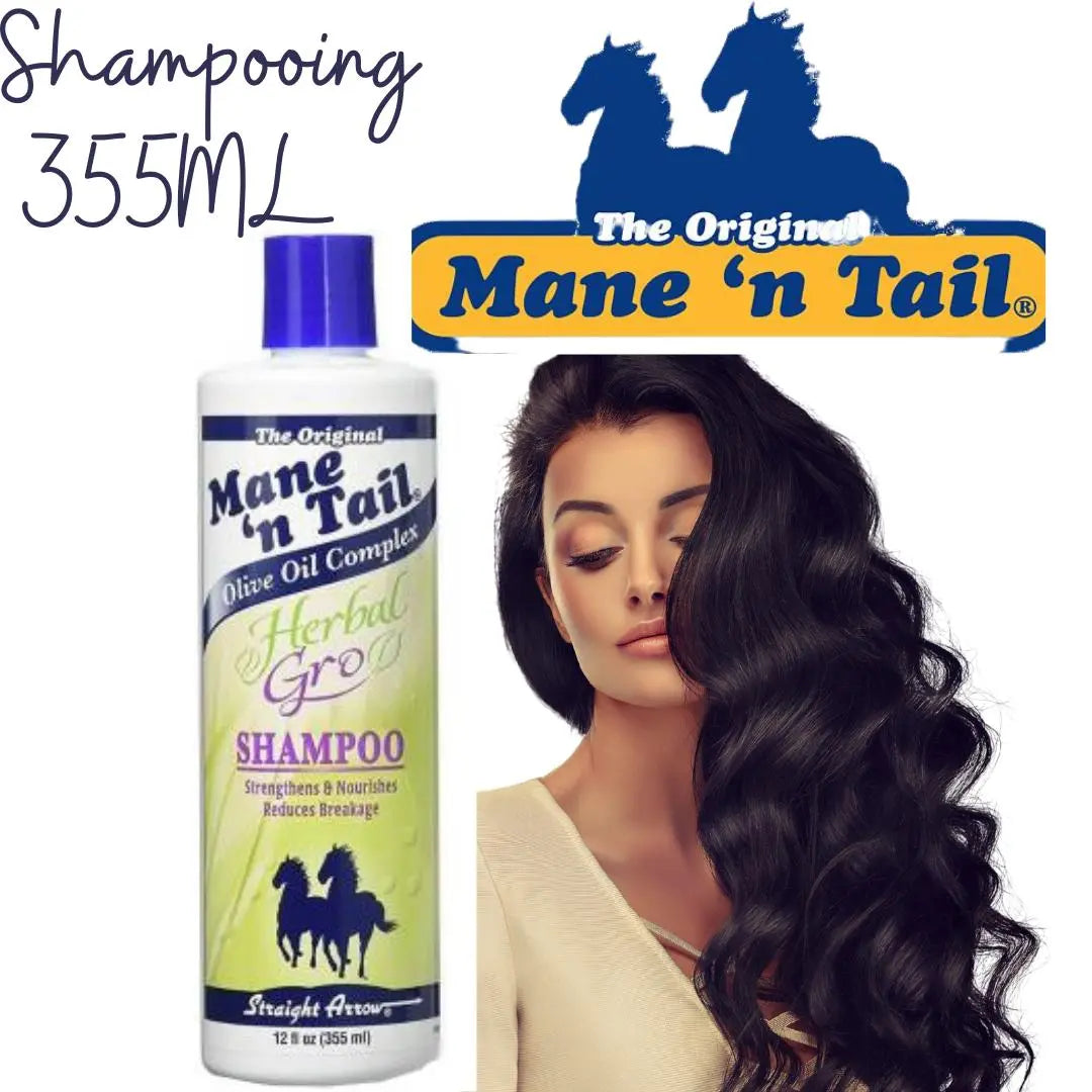 1.1 Mane'n Tail shampooing Herbal Olive oil Herbal  355ML Mane'n Tail