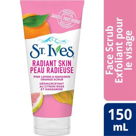 1.1 St.Ives Radiant Skin Gommage au citron rose et mandarine (150ml) ST IVES