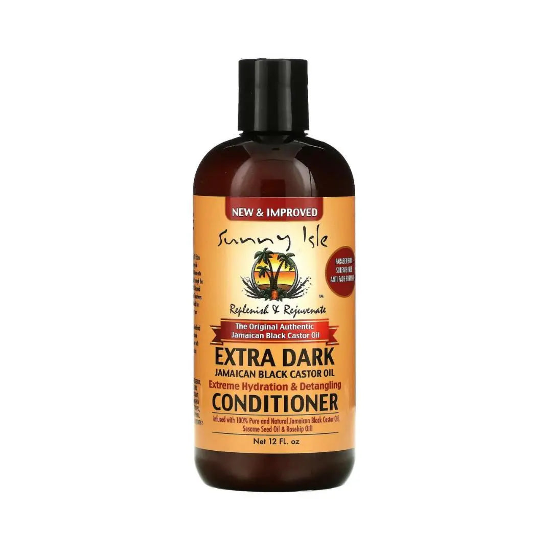 1.1 Sunny Isle Conditionneur hydratant RICIN NOIR 354ml (Extra Dark) SUNNY ISLE