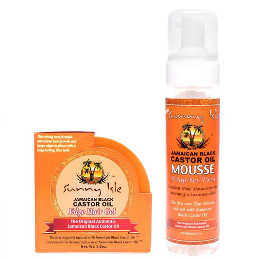 1.1 Sunny Isle Jamaican Black Castor Oil Mousse coiffante SUNNY ISLE