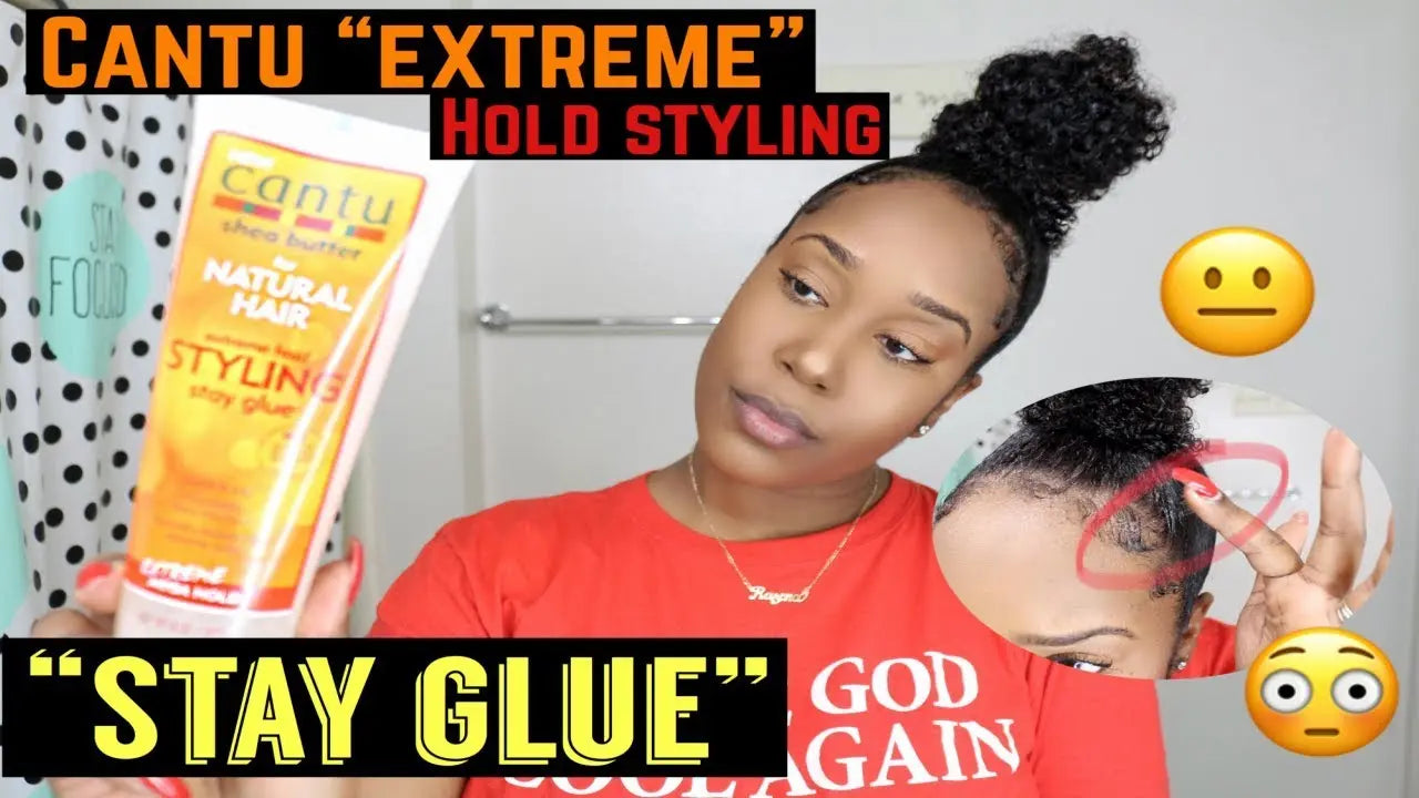 1.2 Cantu Extreme Hold Styling Stay Glue 227 G CANTU