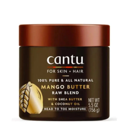 1.2 Cantu Pour la peau et les cheveux Mélange brut de beurre de mangue 156 G CANTU