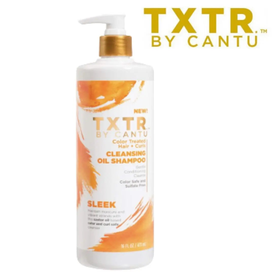 1.2 Cantu TXTR Shampooing nettoyant pour cheveux et boucles colorés 437ML CANTU