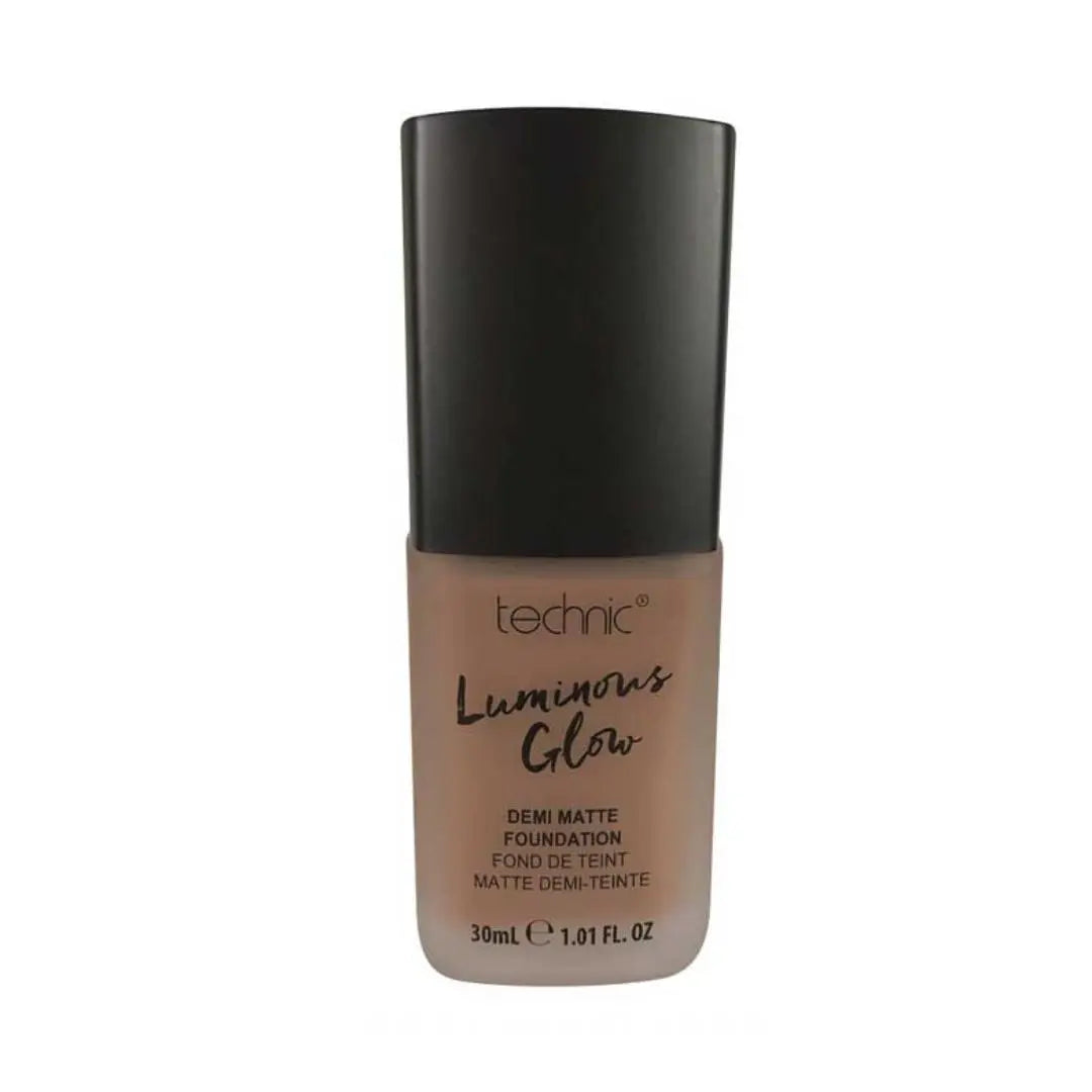 1.3 Technic Luminous Glow Fond de teint Demi Matte Mocha 30 Ml TECHNIC