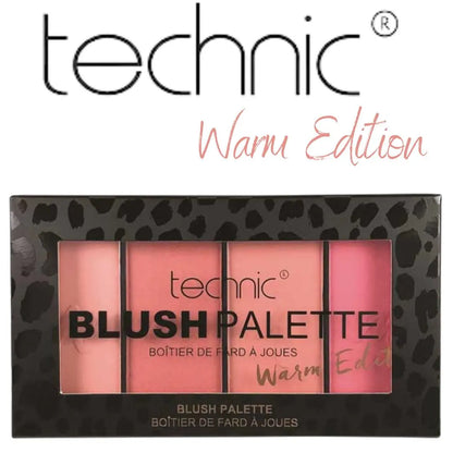1.3 Technic Palette Blush 4 couleurs Warm Edit TECHNIC
