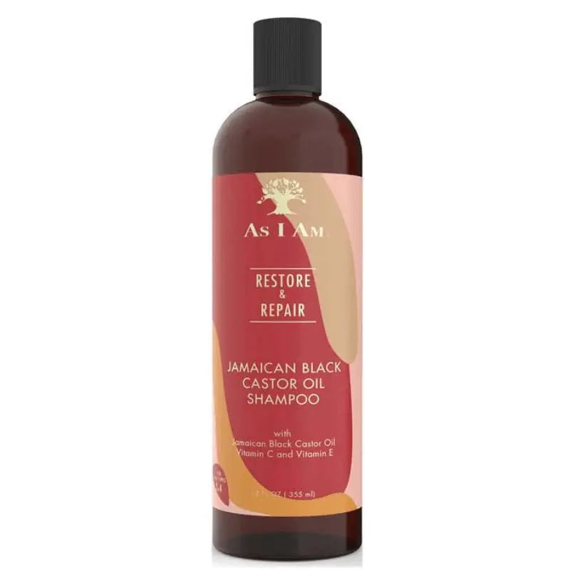10. As I am Restore & Repair Jamaican black costor oil Shampoo ( Shampoing) AS I AM