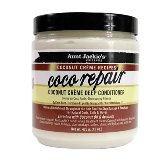 10. Aunt Jackie's Après-shampooing crème COCO 436ml (COCO REPAIR) AUNT JACKIE'S