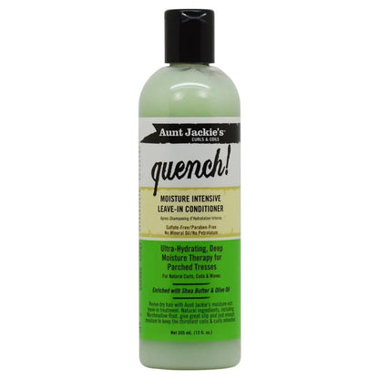 10. Aunt Jackie's Conditionneur sans rinçage QUENCH Leave In 355ml AUNT JACKIE'S