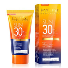 Charger l&#39;image dans la galerie, 10. Eveline Cosmetics Creme Solaire Pour Visage 30 FPS (Peau Sensibles ) EVELINE
