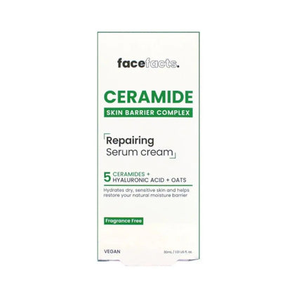 10. Face Facts Ceramide Crème Sérum Réparatrice 30ml Face Facts