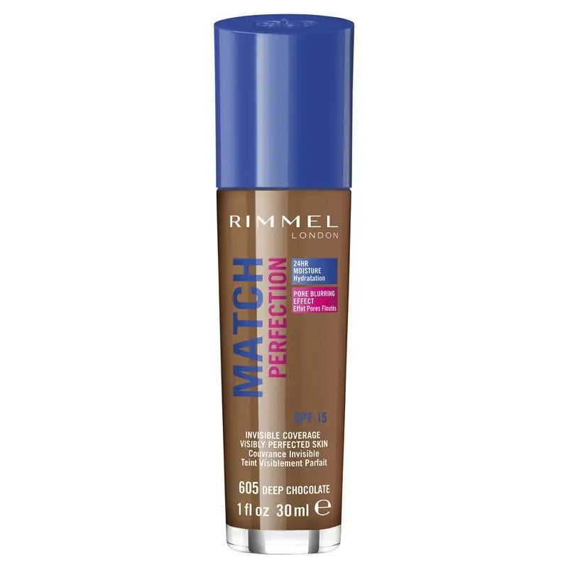10. Fond de Teint Rimmel Match Perfection 30 ml - 605 rimmel london